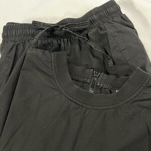 Steve Madden Two Piece Set Black Maxi Skirt and Short Sleeve Cropped Top Size S